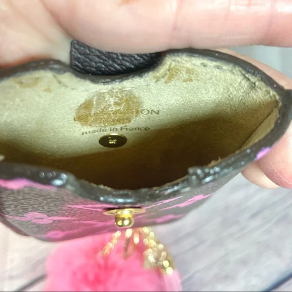 Louis Vuitton card holder keychain pouch converted from iPhone 3 case CUSTOM - Picture 9 of 12